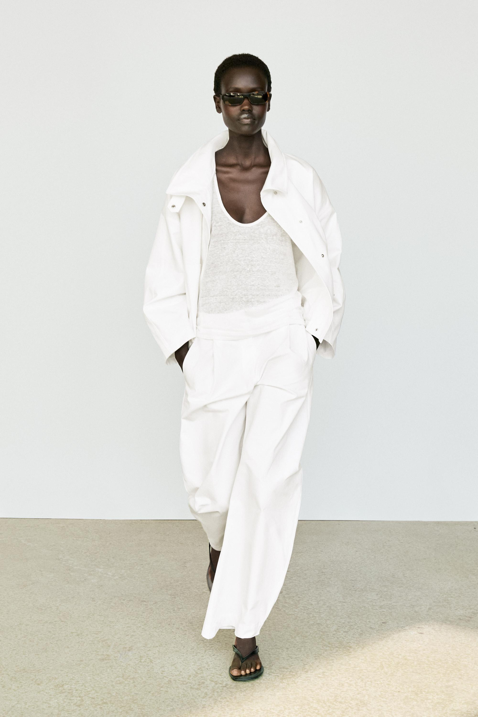 Flowing barrel fit pants | Massimo Dutti UK