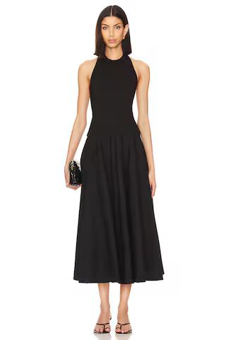 Lovers and Friends Mac Midi Dress in Black from Revolve.com | Revolve Clothing (Global)