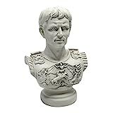 Design Toscano AH250835 Augustus Caesar Primaporta Bust Statue, 18 Inch, Antique Stone | Amazon (US)