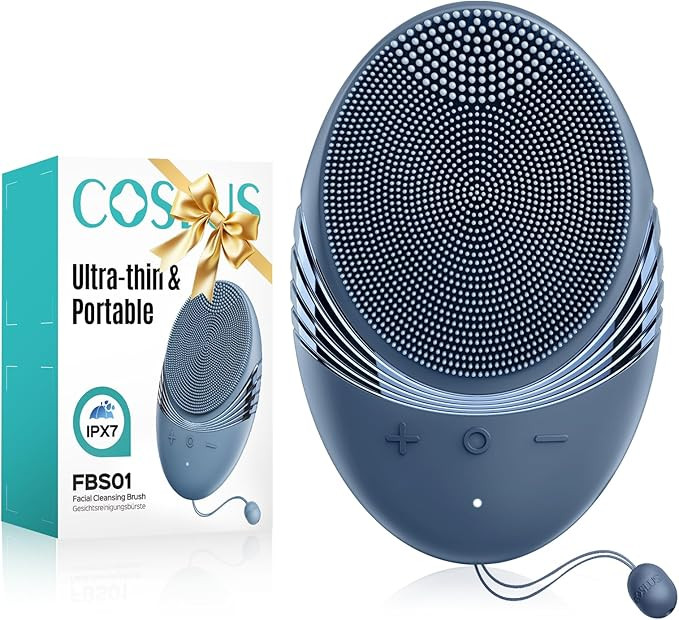 COSLUS Facial Cleansing Brush Face Scrubber: Portable Silicone Waterproof Rechargeable Face Wash ... | Amazon (US)
