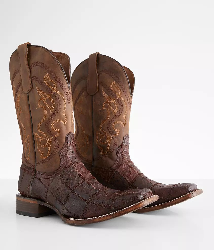 by Corral Patch Work Leather Cowboy Boot | Buckle