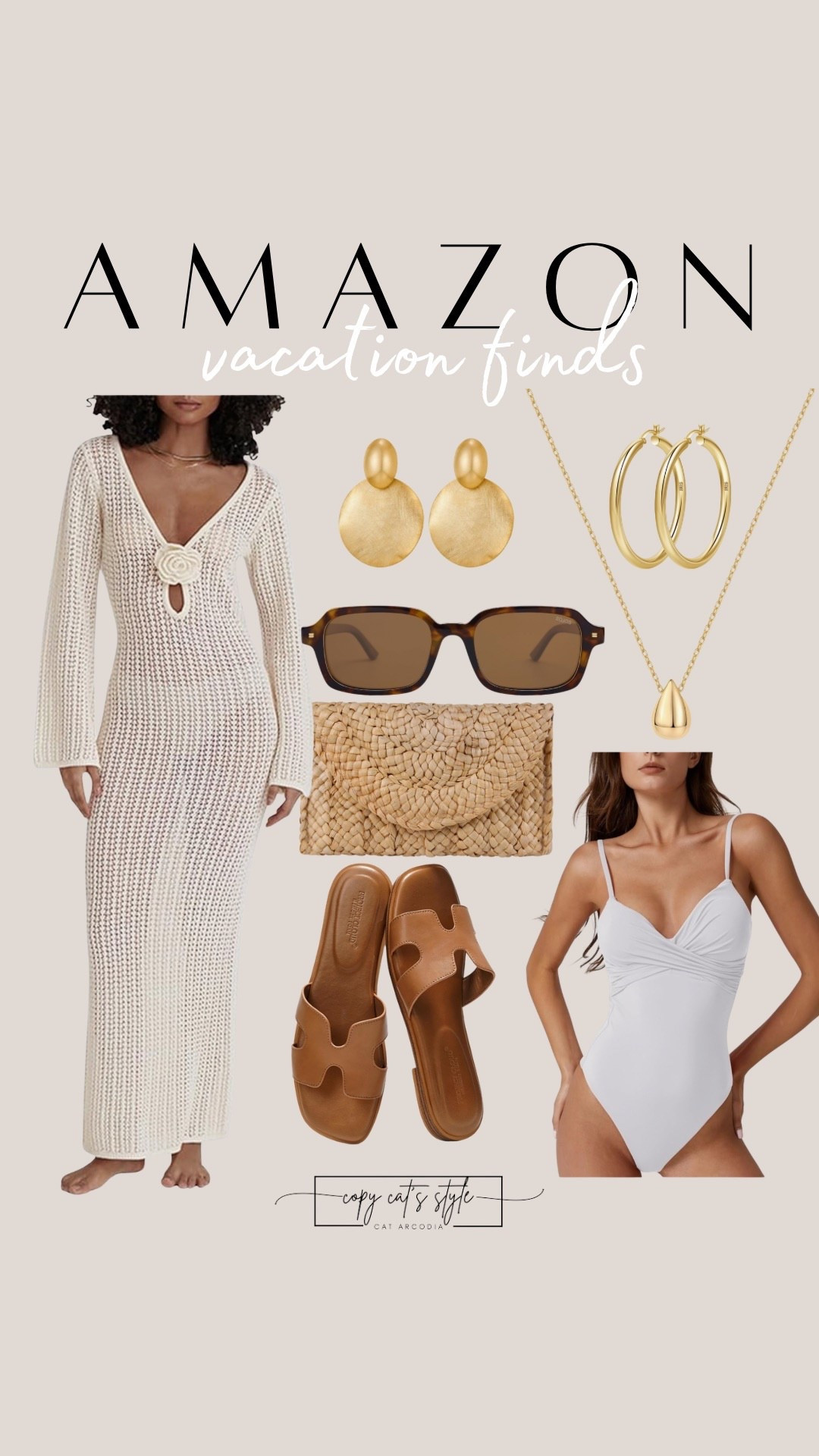 Amazon vacation finds are so good! Are you planning a warm weather trip? These are the perfect accessories 🤍

#LTKMidsize #LTKSeasonal #LTKTravel