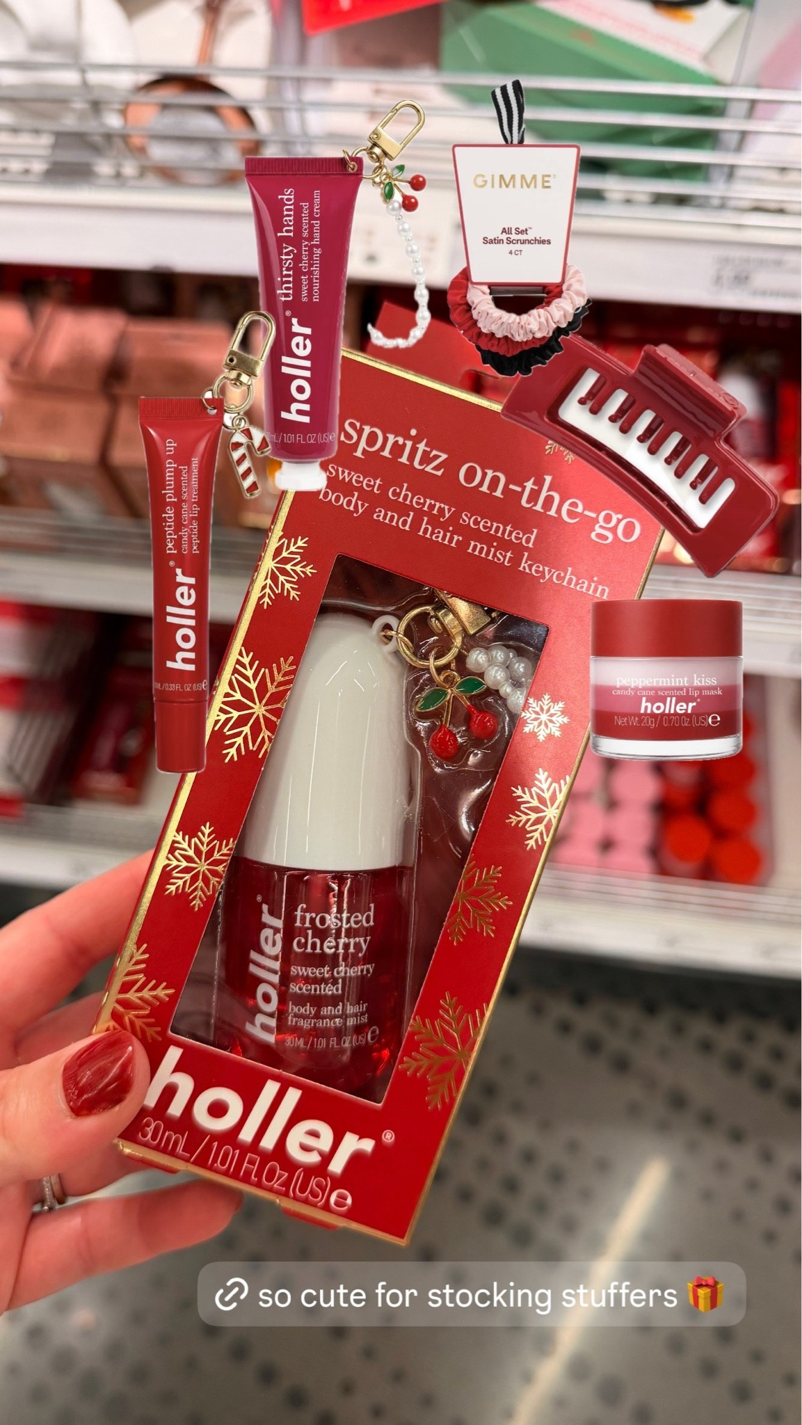 So cute for stocking stuffers 🎁 @Target 

#targetfinds #stockingstuffers #christmas #hairclips #targetgimme #targetholler #lipkit #spritzonthego #hairmist #keychain #giftsforher #giftideas