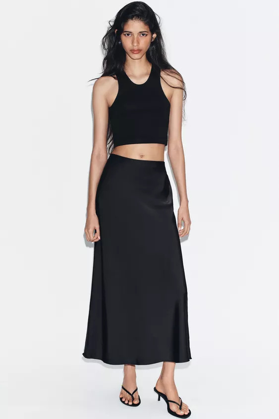 SATINIERTER MIDIROCK | Zara DE