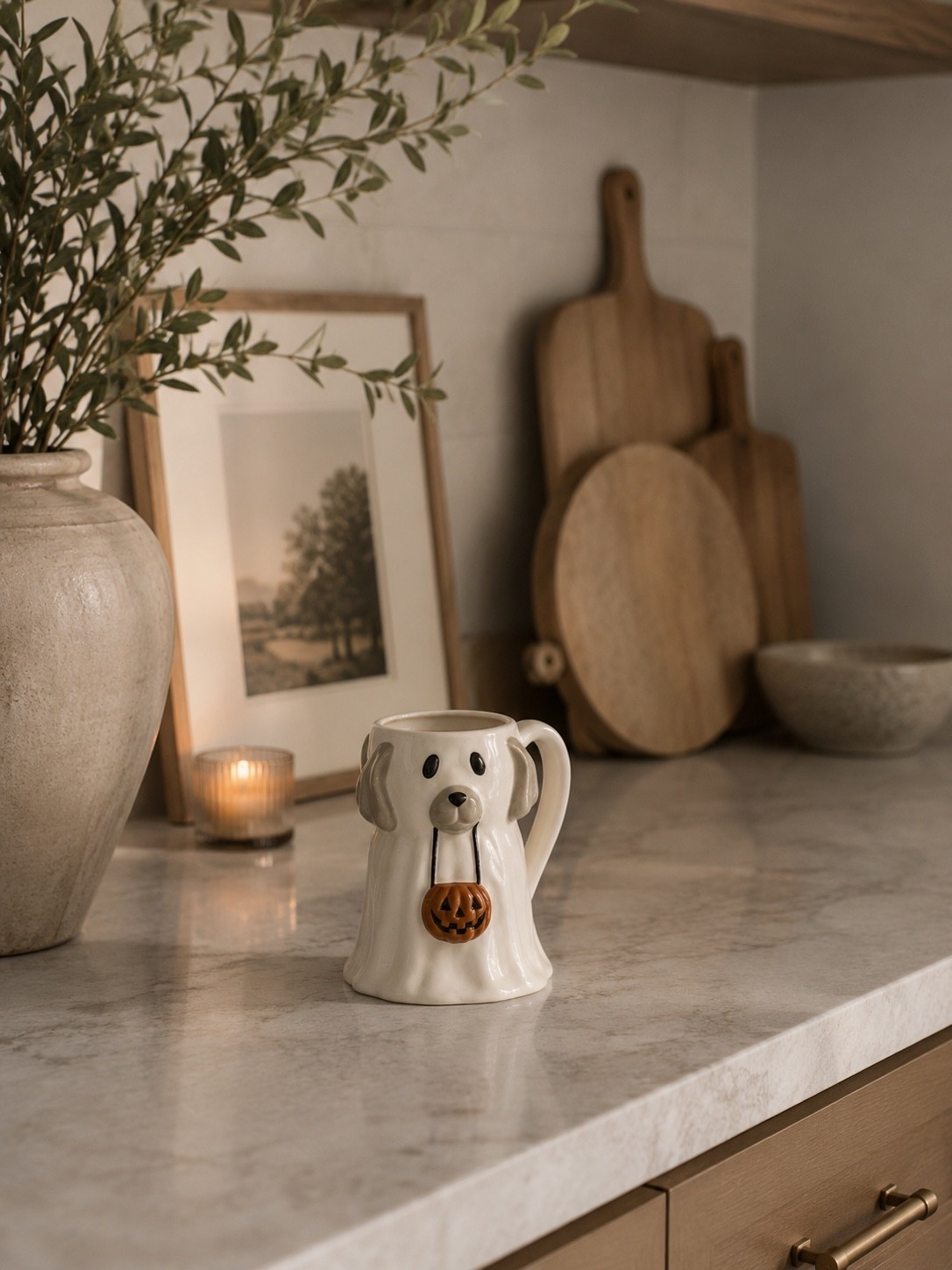 This ghost dog mug from Pottery Barn is almost too cute to use. 👻🐾 Perfect for your morning coffee, hot cocoa, or a cozy fall night in. It’s one of those little seasonal pieces that just makes you smile every time you reach for it. 🎃☕

#LTKHome #LTKSeasonal
