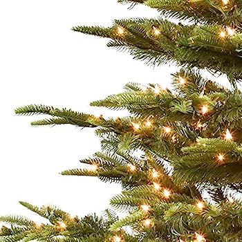 Amazon.com: Puleo International 7.5 Foot Pre-Lit Aspen Fir Artificial Christmas Tree with 700 UL ... | Amazon (US)