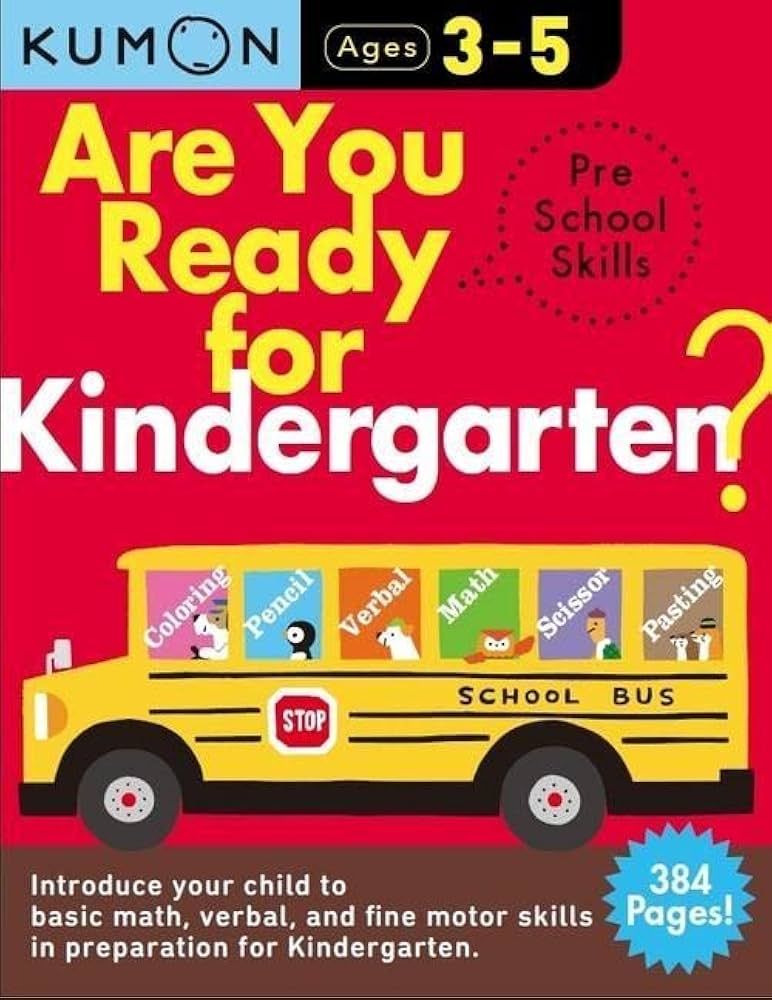 Kumon Are You Ready for Kindergarten Preschool Skills (Big Preschool Workbook), Ages 3-5, 384 pag... | Amazon (US)