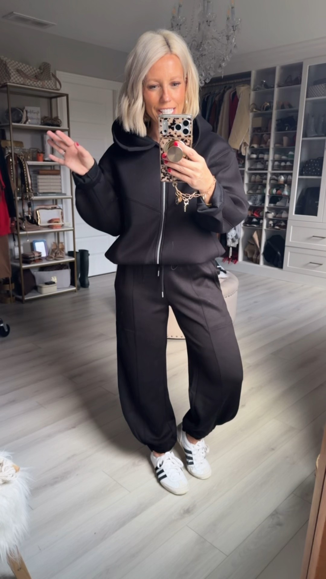 New scuba knit pieces that feel and look like luxury but it’s Walmart!!!
⬇️⬇️⬇️
Wearing size small in top and bottoms! Roomy fit!

#LTKActive #LTKSeasonal #LTKmomlife