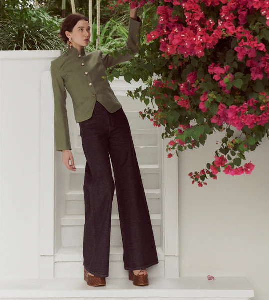 The Valerie Jacket - Olive | Hill House Home US