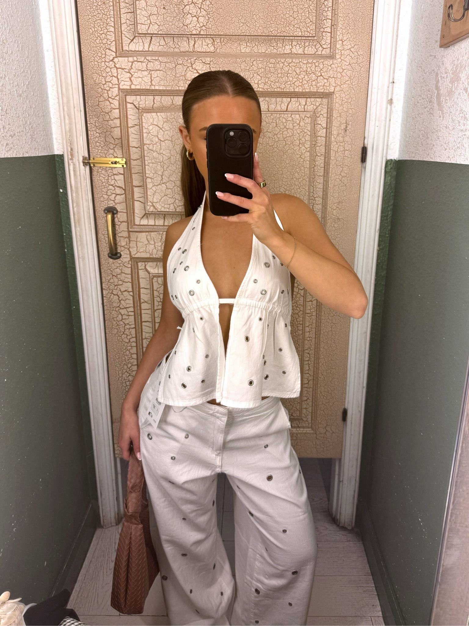New in pull & bear coord!!🤍

white eyelet denim spring summer going out outfit inspo 

#LTKsummer #LTKuk #LTKspring