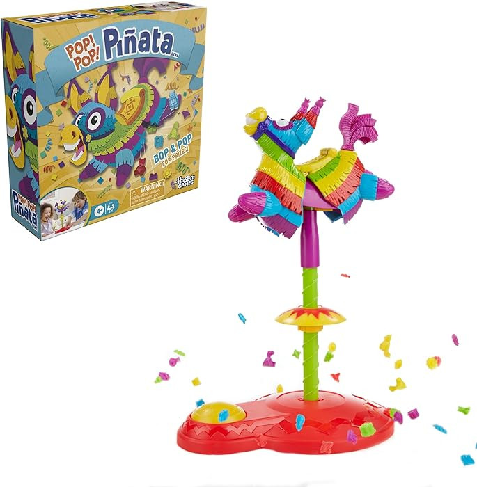 Pop! Pop! Pinata Game | Replayable Pinata Game with 30+ Prizes | Ages 4 and Up | 2 to 4 Players |... | Amazon (US)