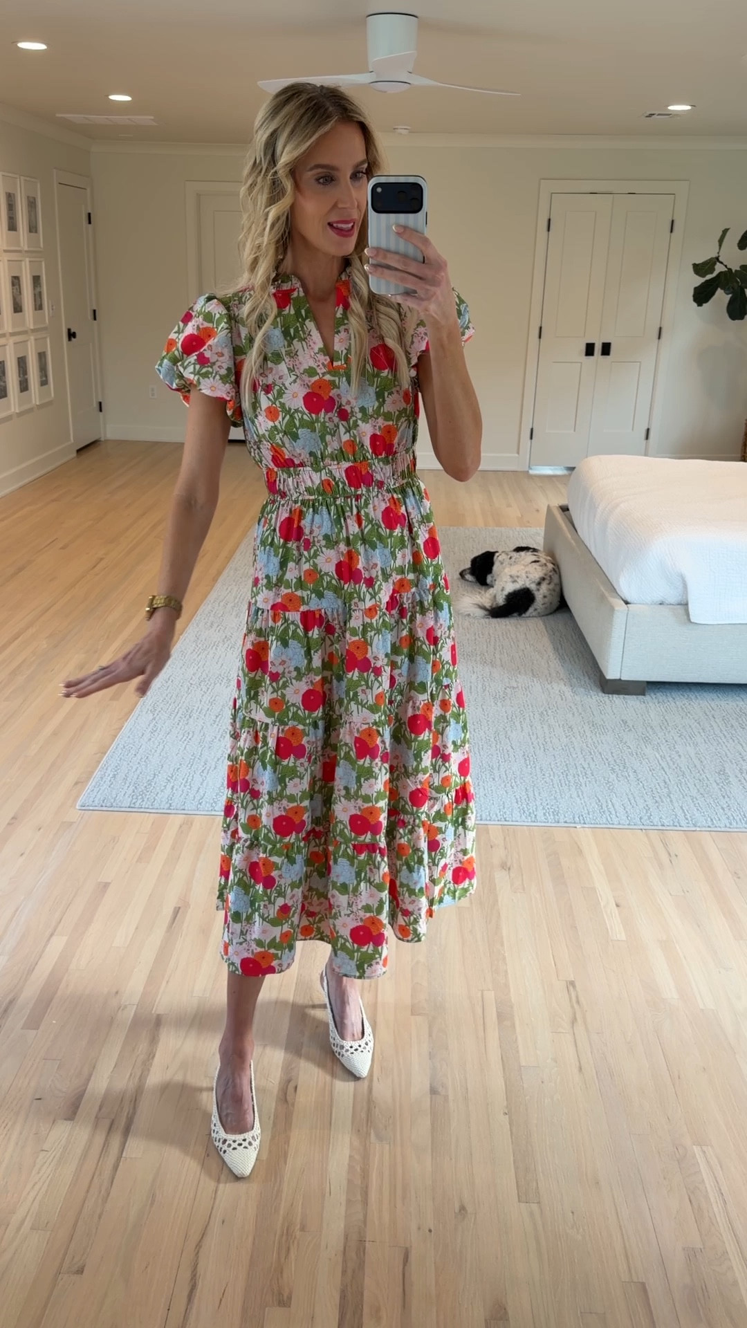 Amazon Easter dress! This gorgeous printed long dress would make the perfect spring anything dress! 