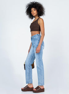 Salerno Mom Denim Jeans | Princess Polly US