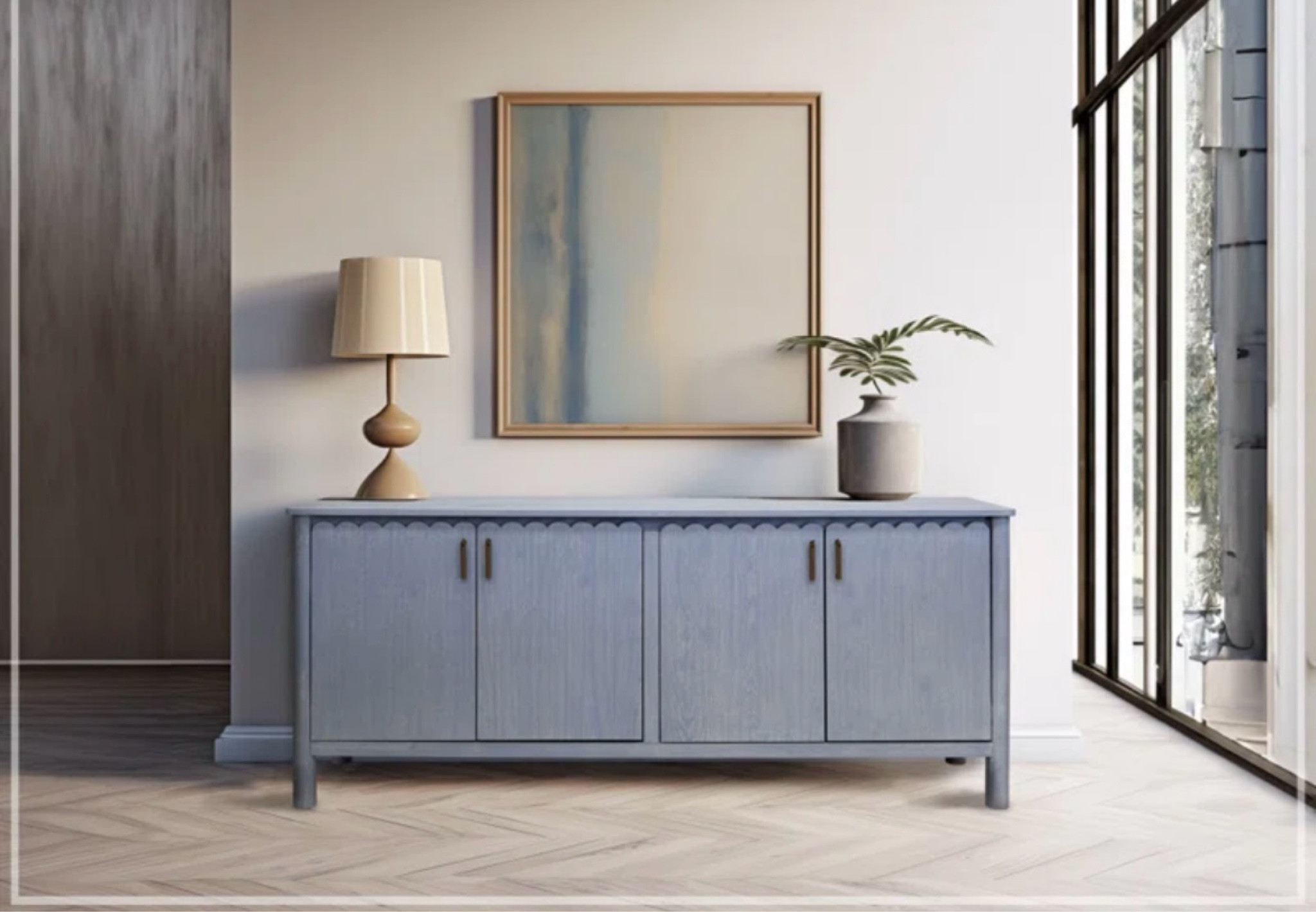 Blue Buffet/Sideboard with Scalloped Detail

#LTKHome #LTKSaleAlert
