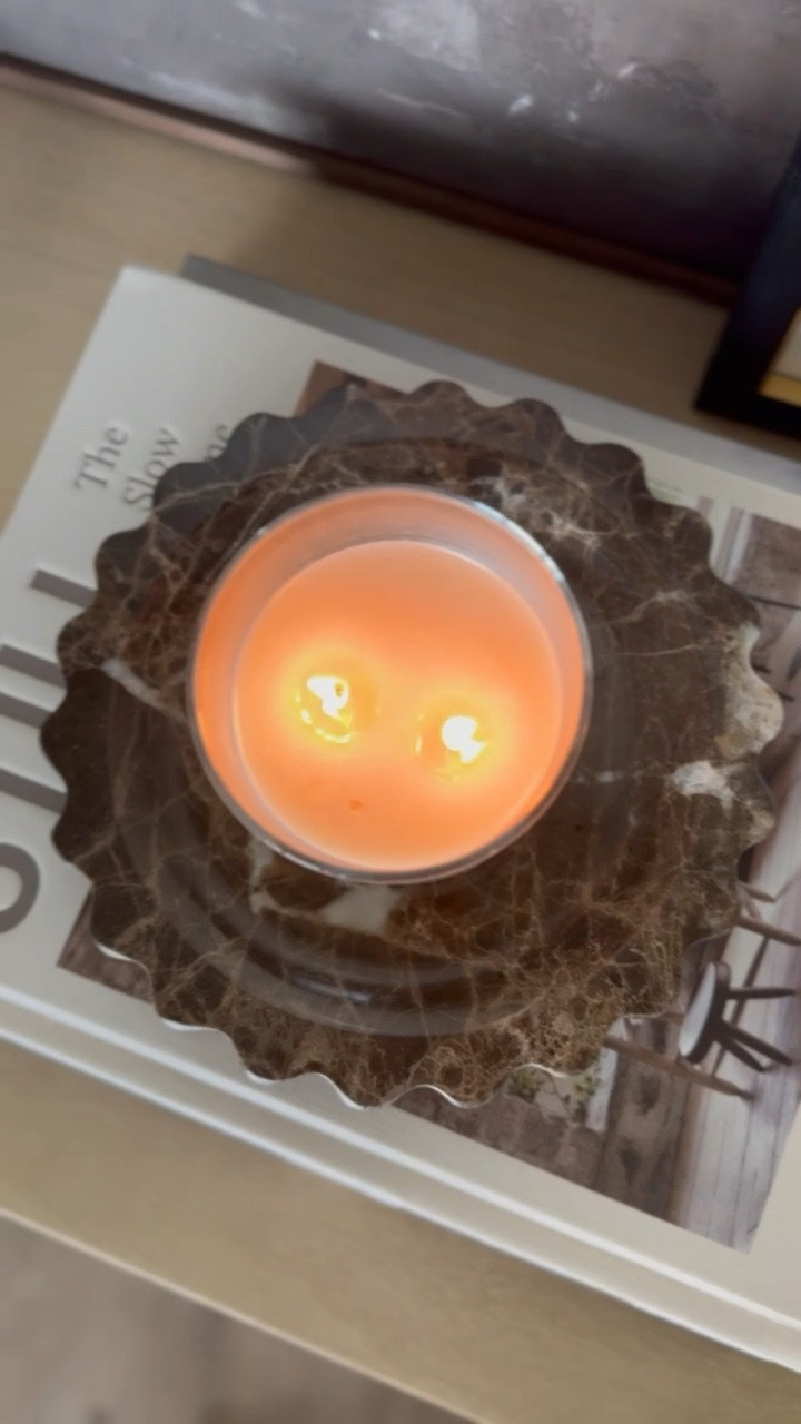 Add this beautiful scalloped marble tray to your home for the fall for the perfect moody touch! An Amazon favorite of mine! 

#LTKStyleTip #LTKHome