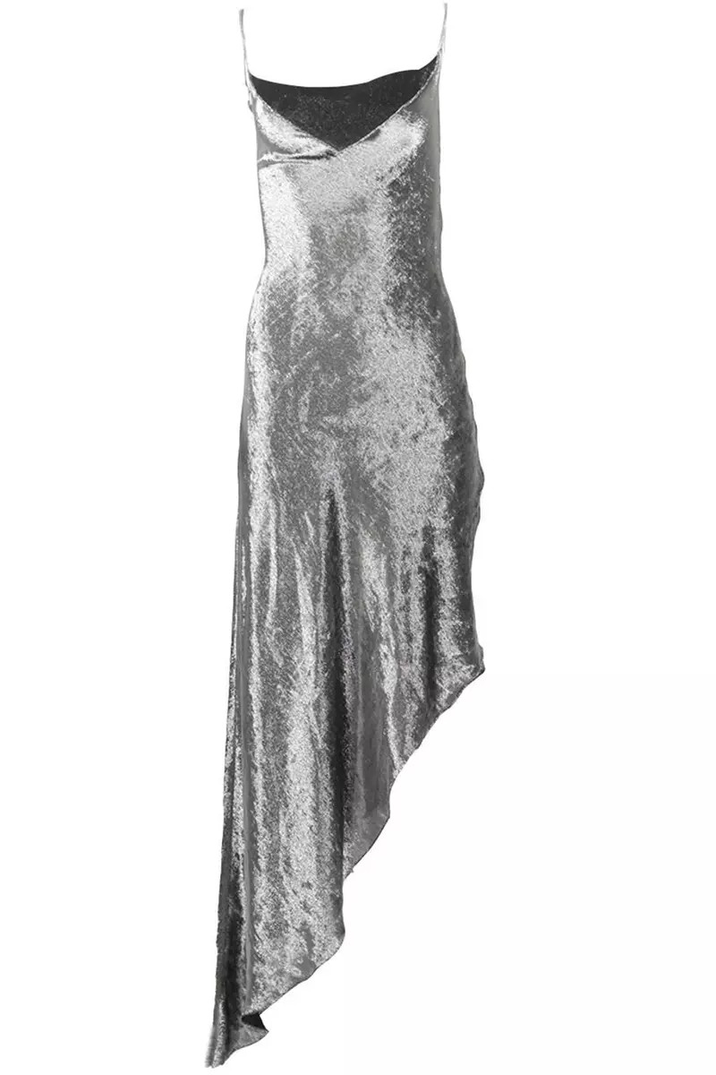 JUAN CARLOS OBANDO DRAPED SILK MAXI DRESS US 2 UK 6 | eBay UK