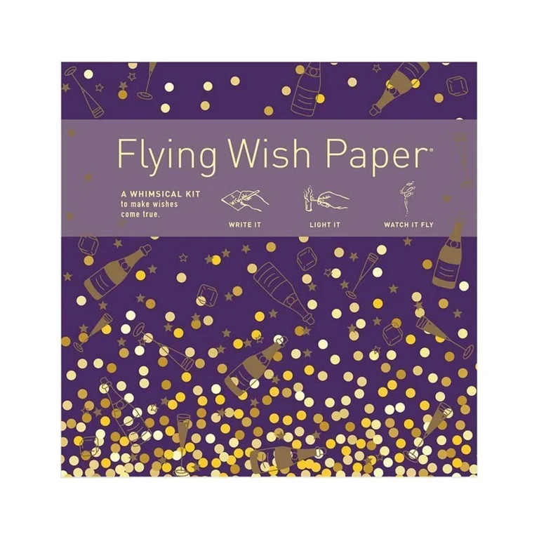Flying Wish Paper, Champagne Dreams - Wish-Making Celebration Card, Large Kit, 7" x 7"- for Unise... | Walmart (US)