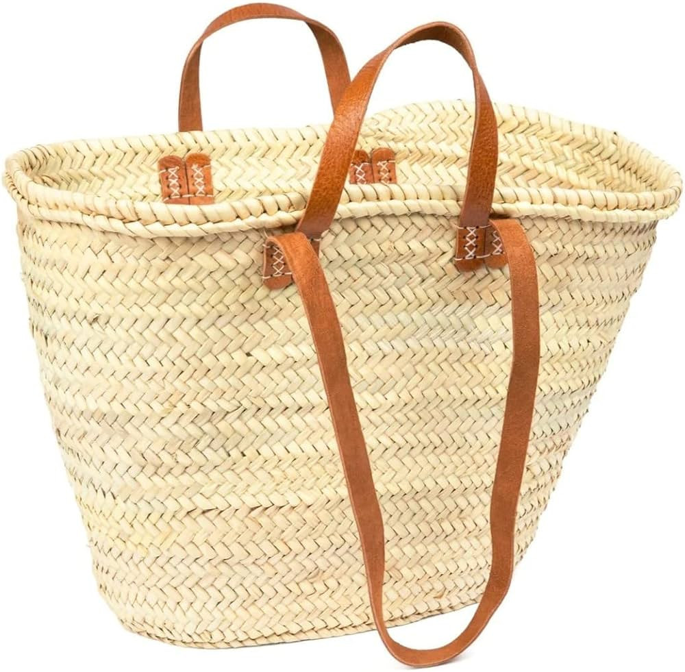 Casablanca Market Moroccan Market Basket with Four Straps | Amazon (US)