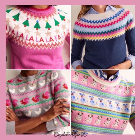 Boden has all these adorable sweaters & all full priced pieces on sale for 22% off with code: B8Q1 🎄🎀
Holiday Sweaters
Christmas Sweater 
Holiday Outfit
Christmas Outfits 

#LTKU #LTKCyberWeek #LTKHolidaySale