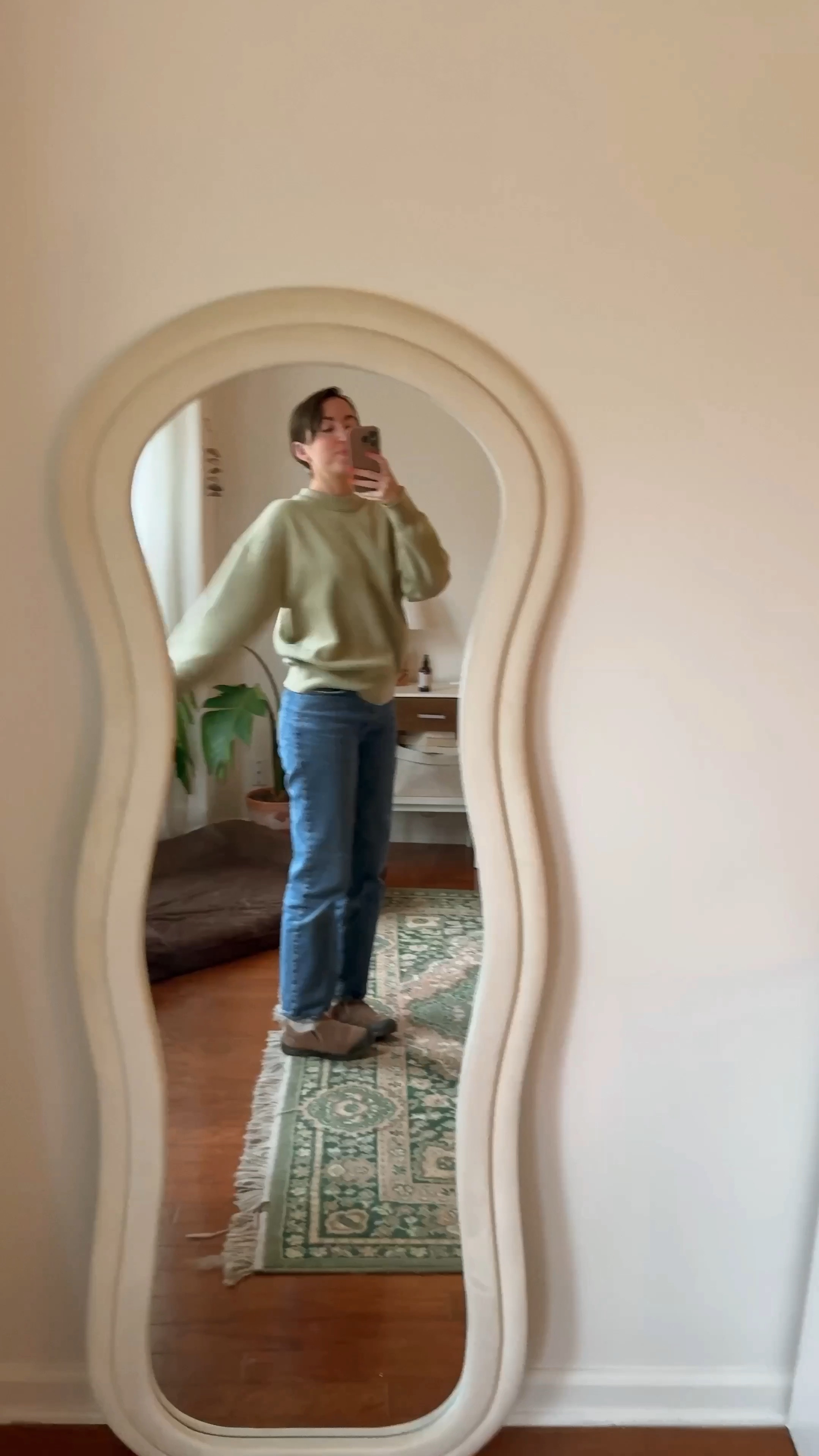 new wavy mirror 🥹〰️

#LTKhome #LTKover40 #LTKVideo