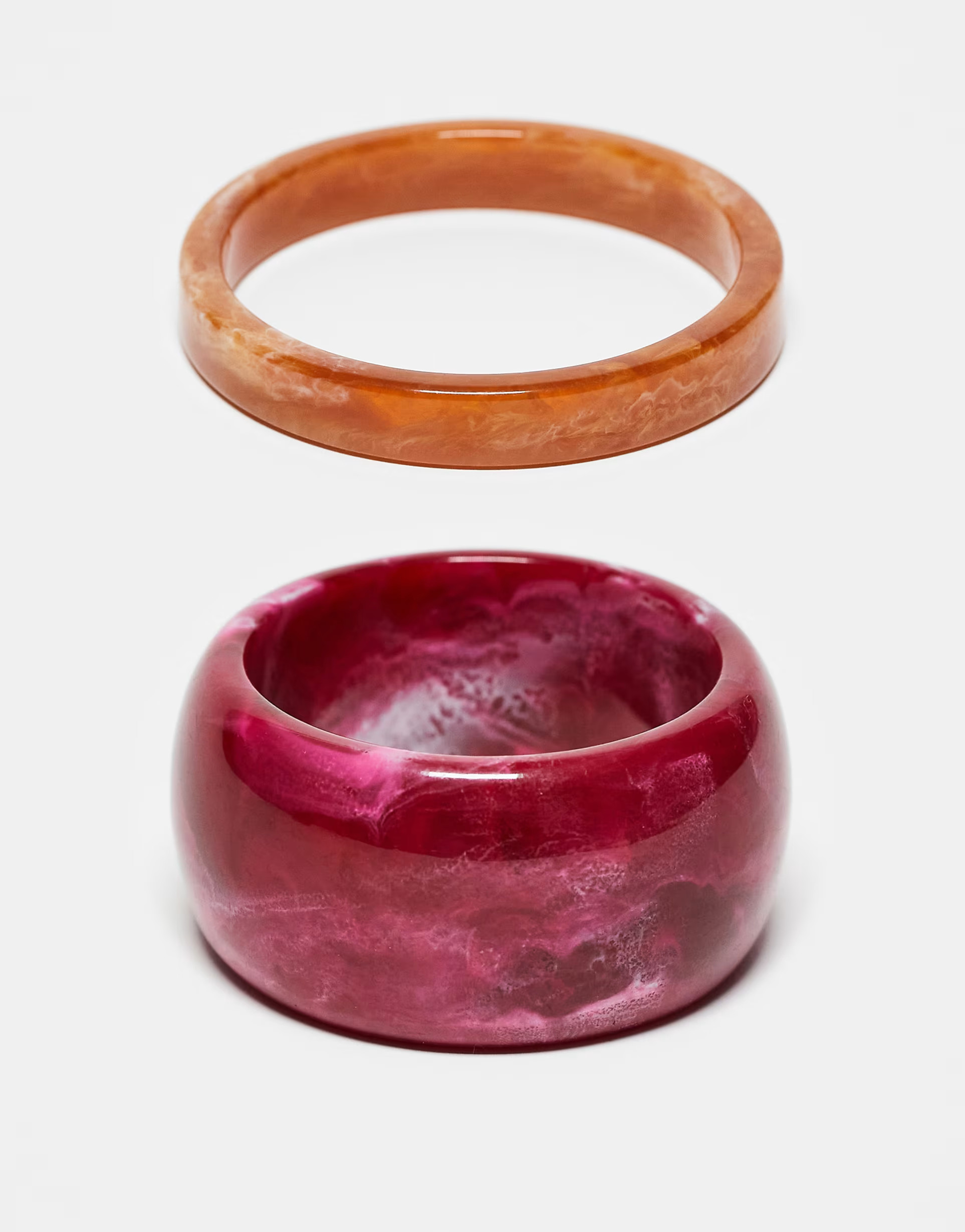 Reclaimed Vintage bangle 2 pack in red | ASOS | ASOS (Global)
