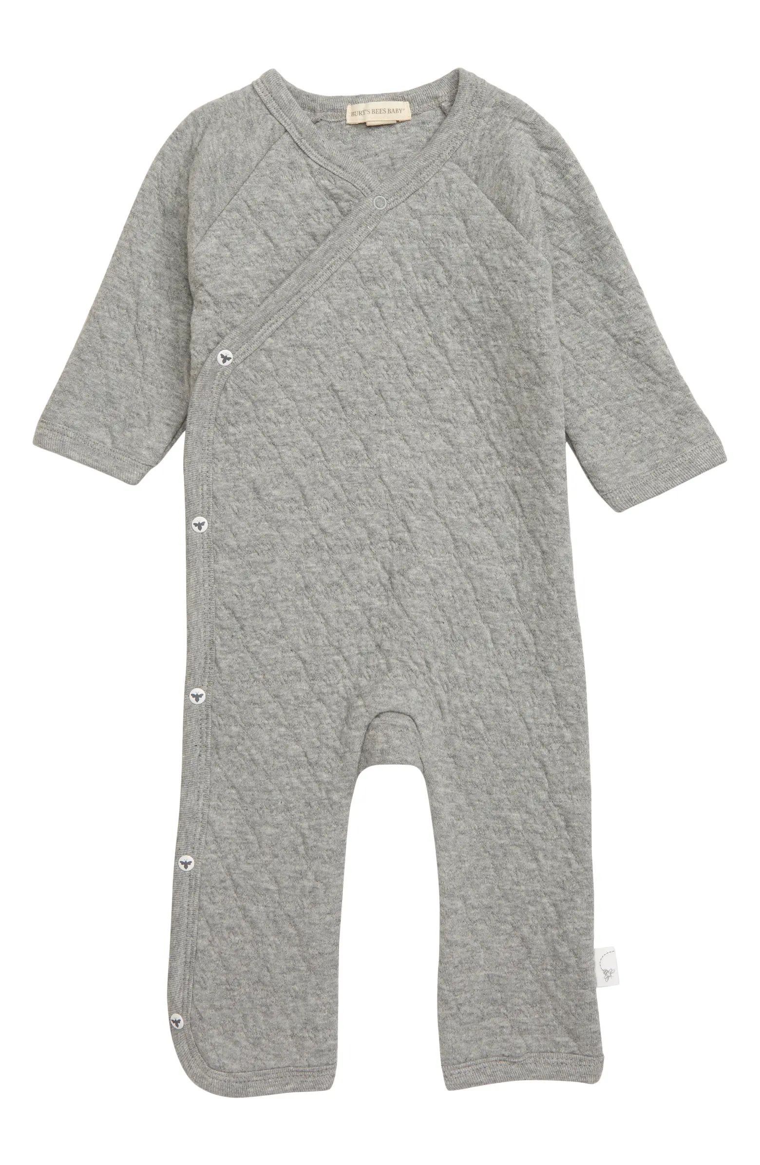 Quilted Organic Cotton Romper | Nordstrom