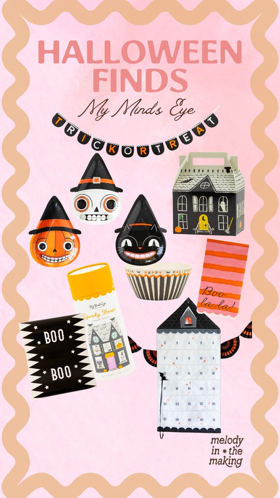 Halloween Party goodies from My Minds Eye! Decorations, plates, napkins, countdown etc.

#LTKmomlife #LTKKids #LTKSeasonal