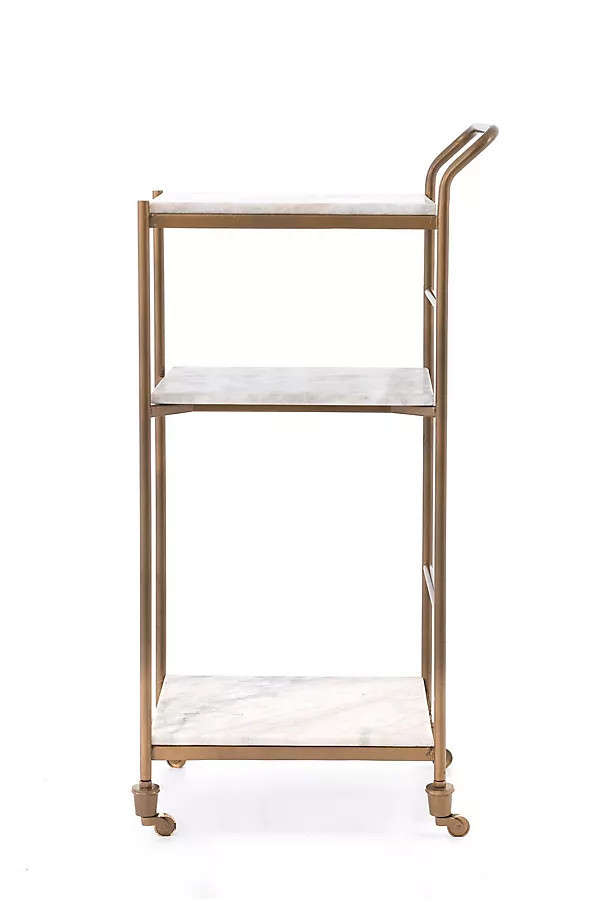 Felix Marble Bar Cart | Anthropologie (US)