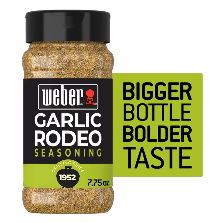 Weber Garlic Rodeo Seasoning, Garlic Seasoning Blend, 7.75 oz | Walmart (US)