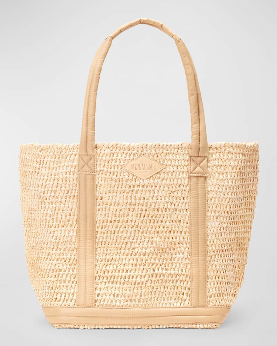 Medium Raffia Tote Bag | Neiman Marcus