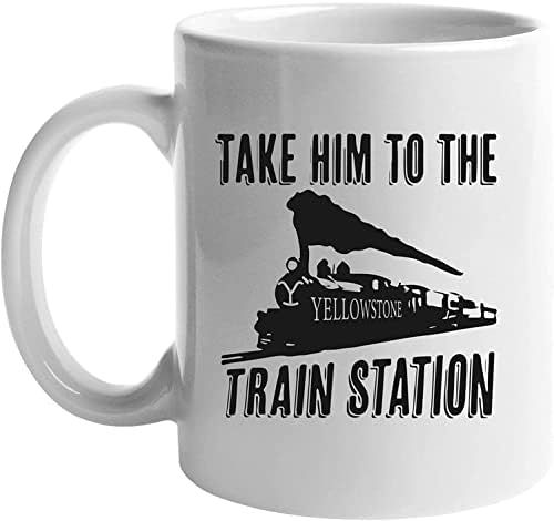 Take Him To The Train Station Mug - Tv Show - Dutton Ranch, Beth Dutton, Mothers Day, Fathers Day... | Amazon (US)