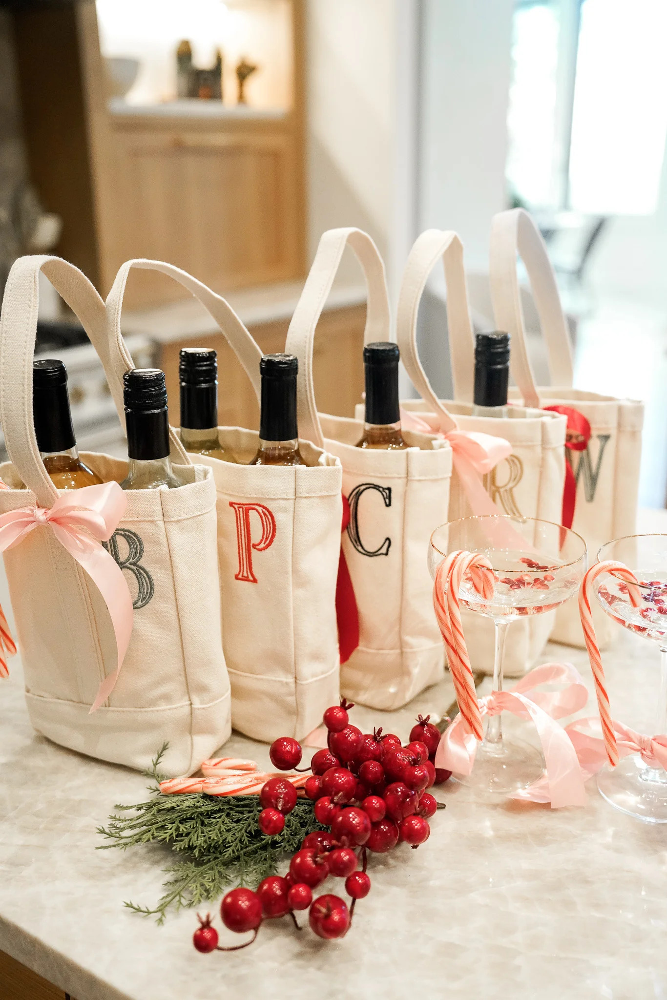 Custom Canvas Wine Bag | KenzKustomz