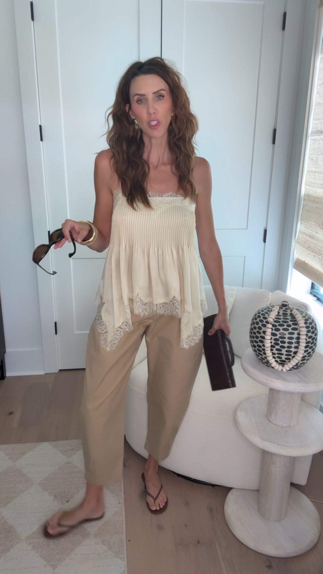 lace cami + paperbag pants // zara // isabel marant inspired 

#LTKgrwm #LTKSeasonal #LTKOver40