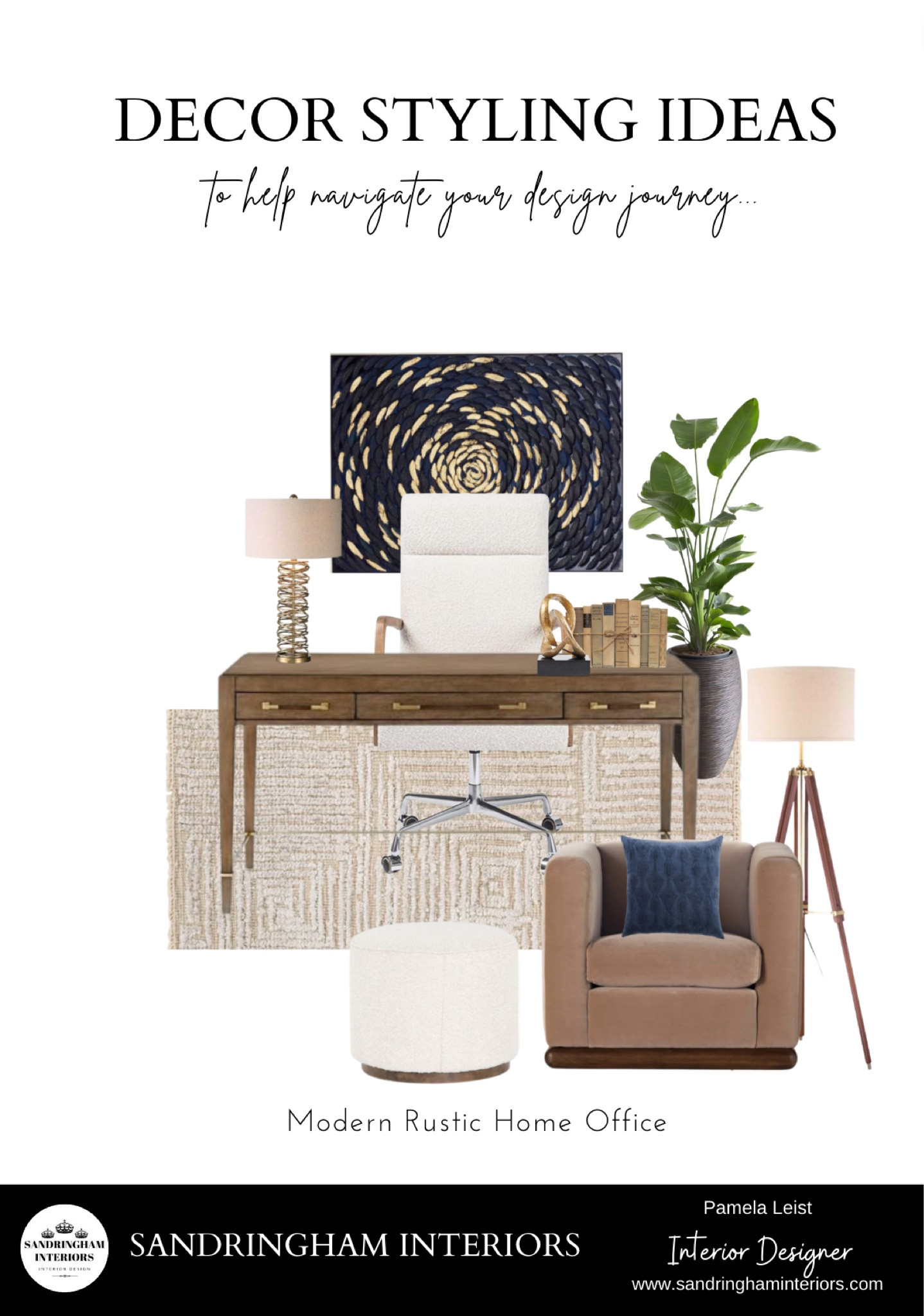 Home Decor Rustic Modern Home Office

Desk
Accent chair
Table lamp
Tripod lamp
Starburst wall art
Desk chair

#LTKhome #LTKstyletip