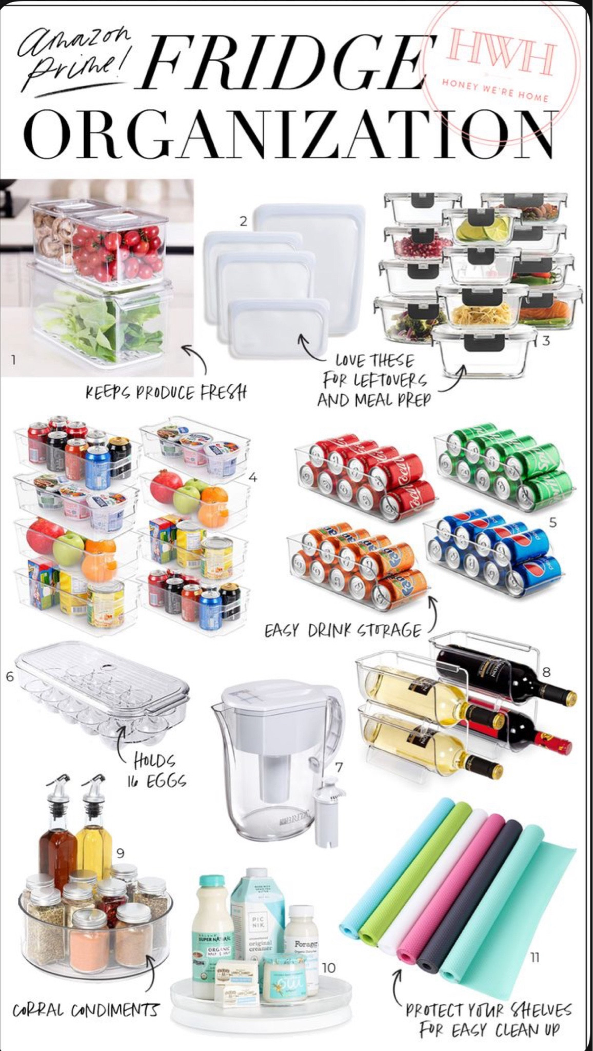 Fridge organization 

#LTKHoliday #LTKFamily #LTKHome