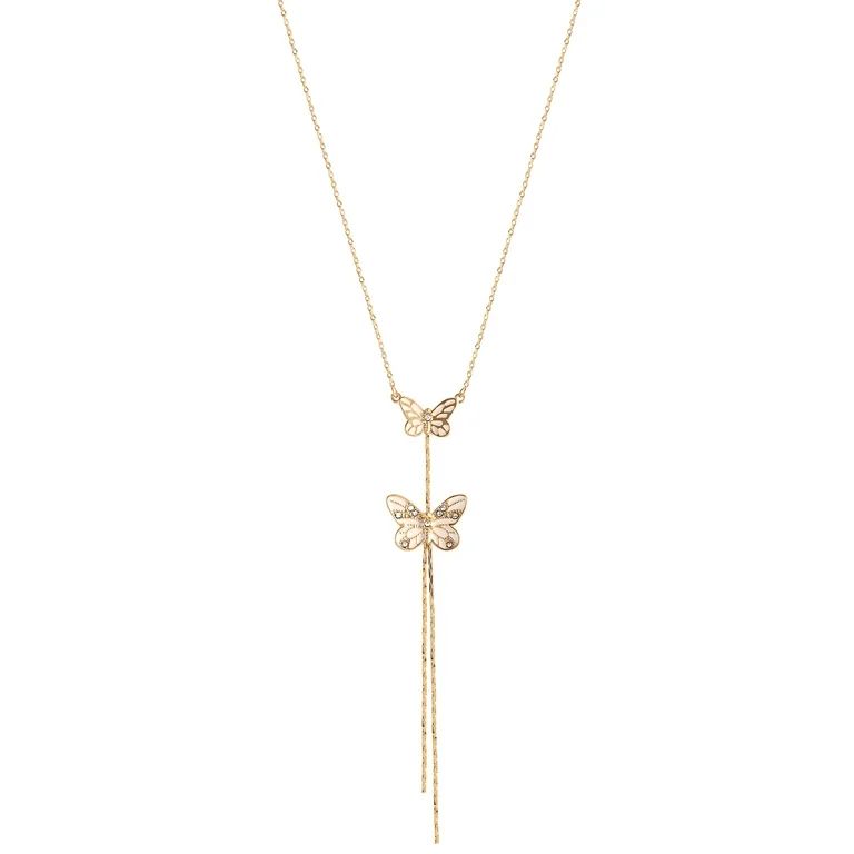 Jessica Simpson Butterfly Y Necklace | Walmart (US)