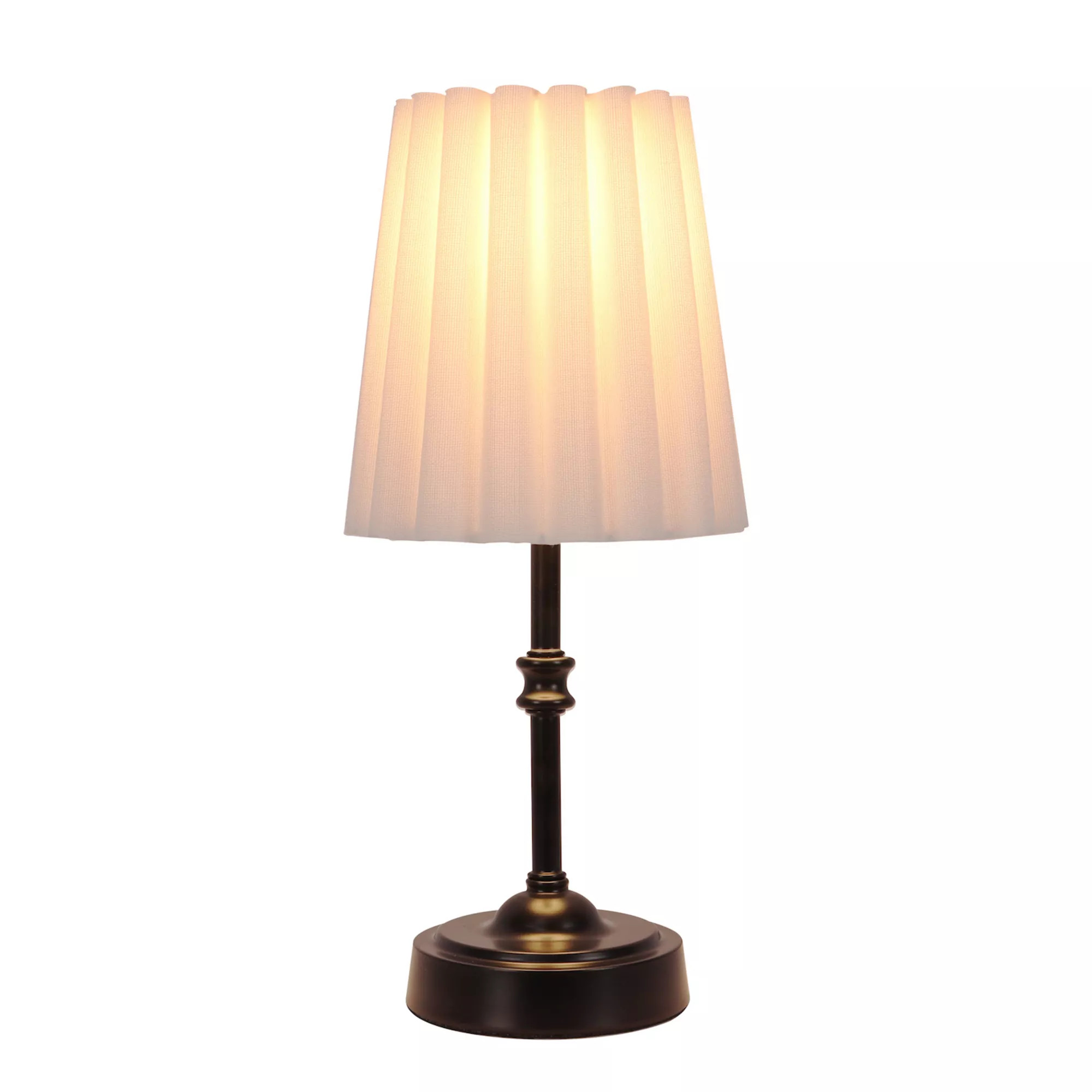 Black Metal Traditional Base Accent Table Lamp | Kohl's