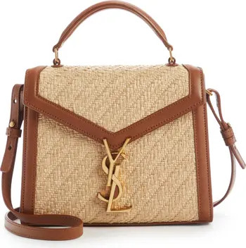 Mini Cassandra Raffia Top Handle Bag | Nordstrom