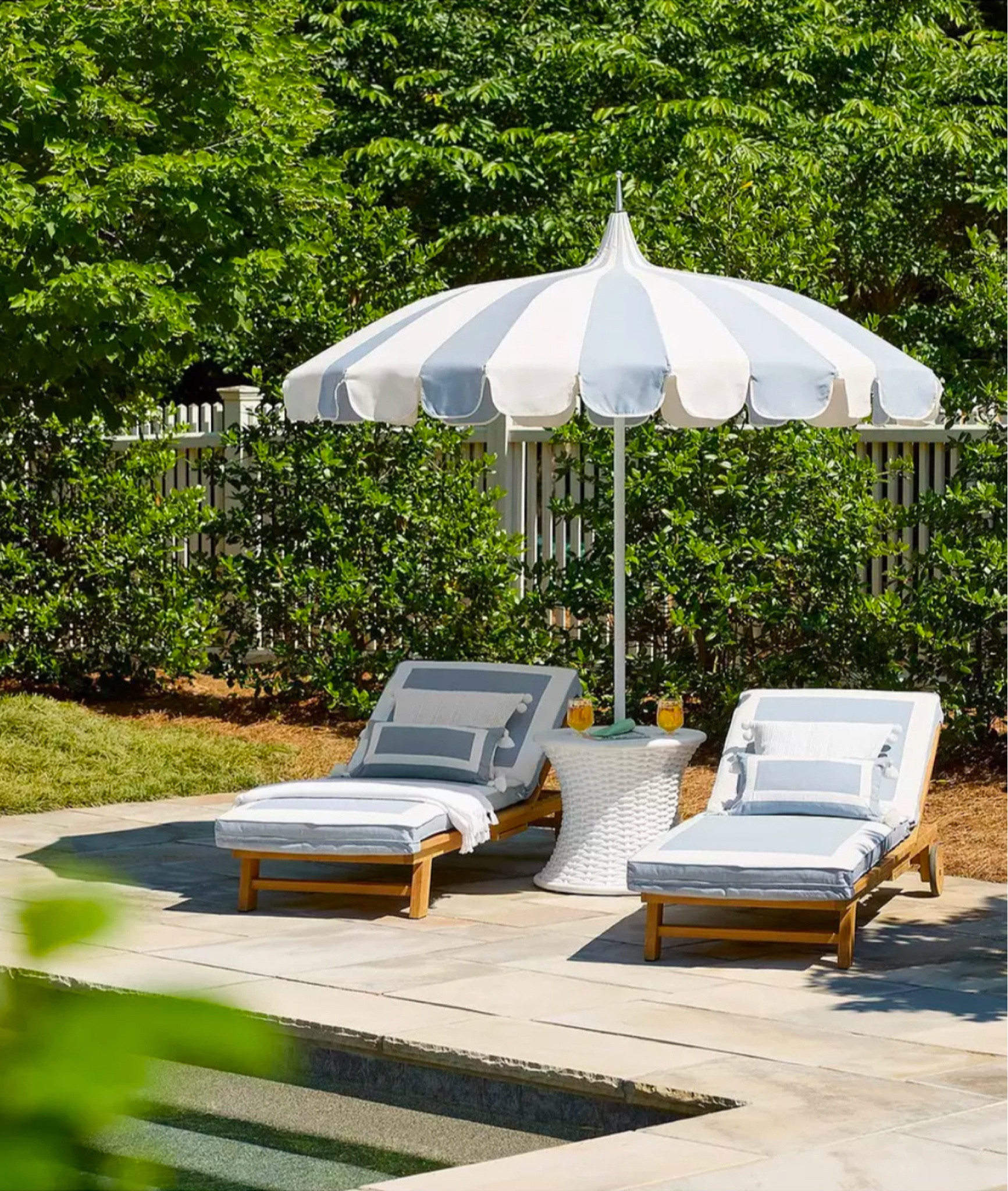 Get this Serena & Lily look on a Target/ Amazon budget! (look alikes linked under related products)

Coastal patio furniture, outdoor furniture, outdoor chaise lounge chairs, pool furniture, pool patio furniture, coastal decor, beach house decor, beach decor, coastal home decor, coastal decorating, coastal interiors, coastal house decor, beach style, neutral home decor, modern traditional, traditional home decor,  hamptons style, Nantucket style, classic, timeless, blue & white home decor, coastal grandmillennial, coastal grandmother, coastal granddaughter, Nancy Meyers style


#LTKHome #LTKSeasonal #LTKSwim