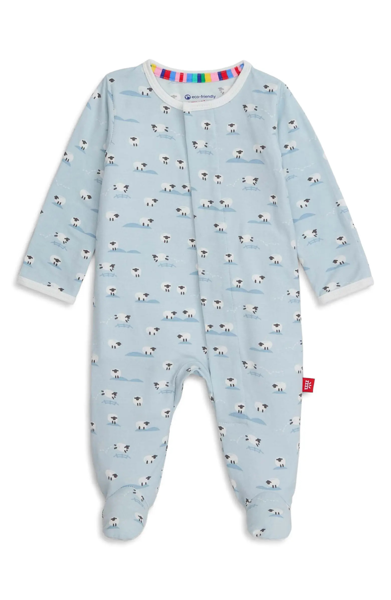 Baa Baa Baby Sheep Print Footie | Nordstrom
