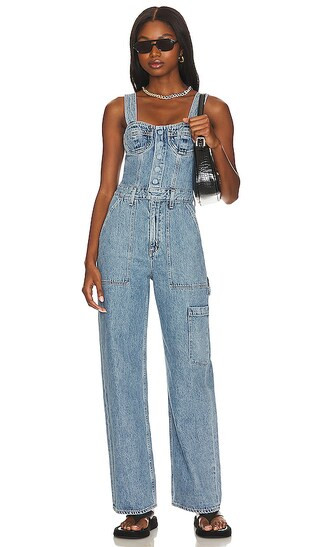 Pandora Denim Jumpsuit in Temor | Revolve Clothing (Global)
