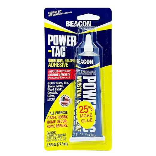 BEACON Power-Tac - The Ultimate All-Purpose Glue with Superior Strength, Low Odor, and Fast 10-Mi... | Amazon (US)