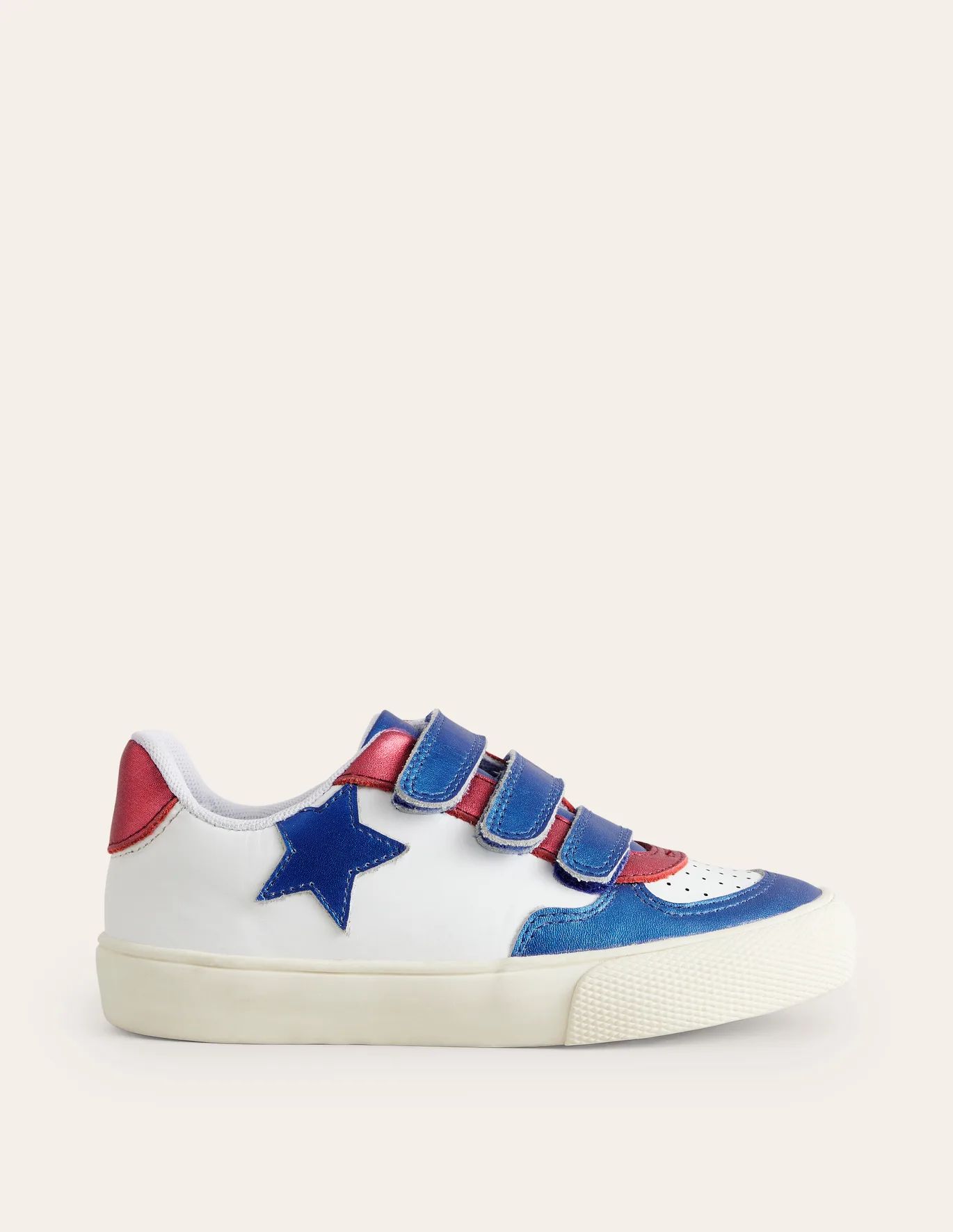 Metallic Leather Low Top | Boden (US)