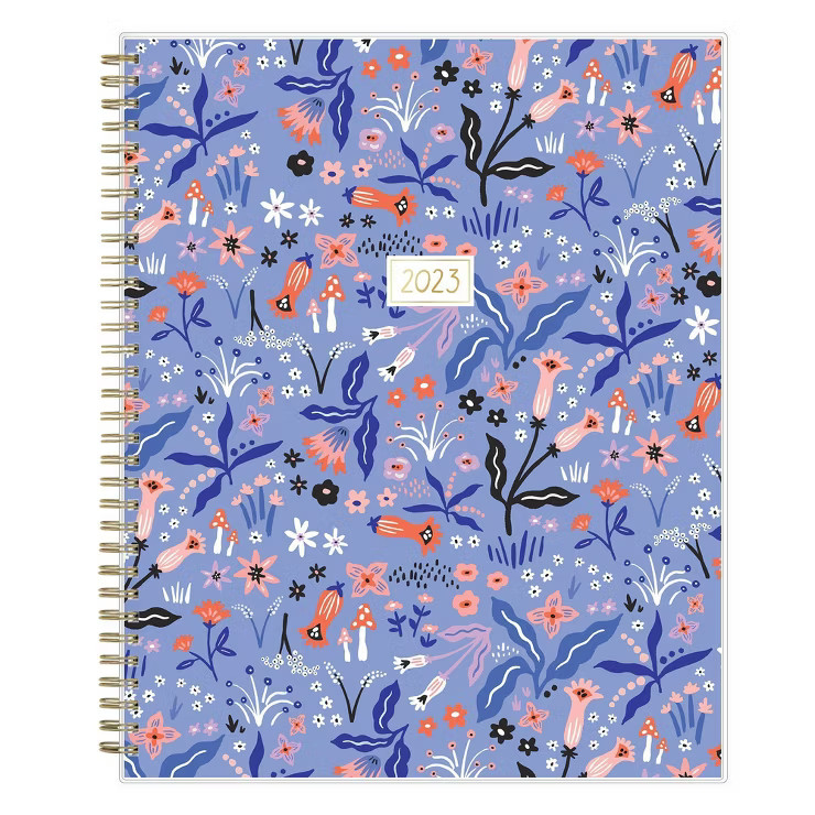 2023 Planner Notes Weekly/Monthly 8.5"x11" Whimsical Fields - Idlewild for Blue Sky | Target