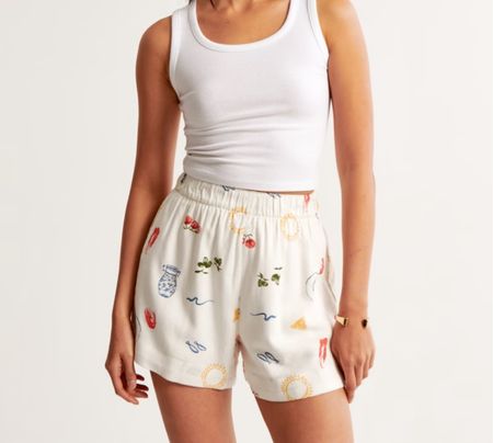 Abercrombie linen shorts 