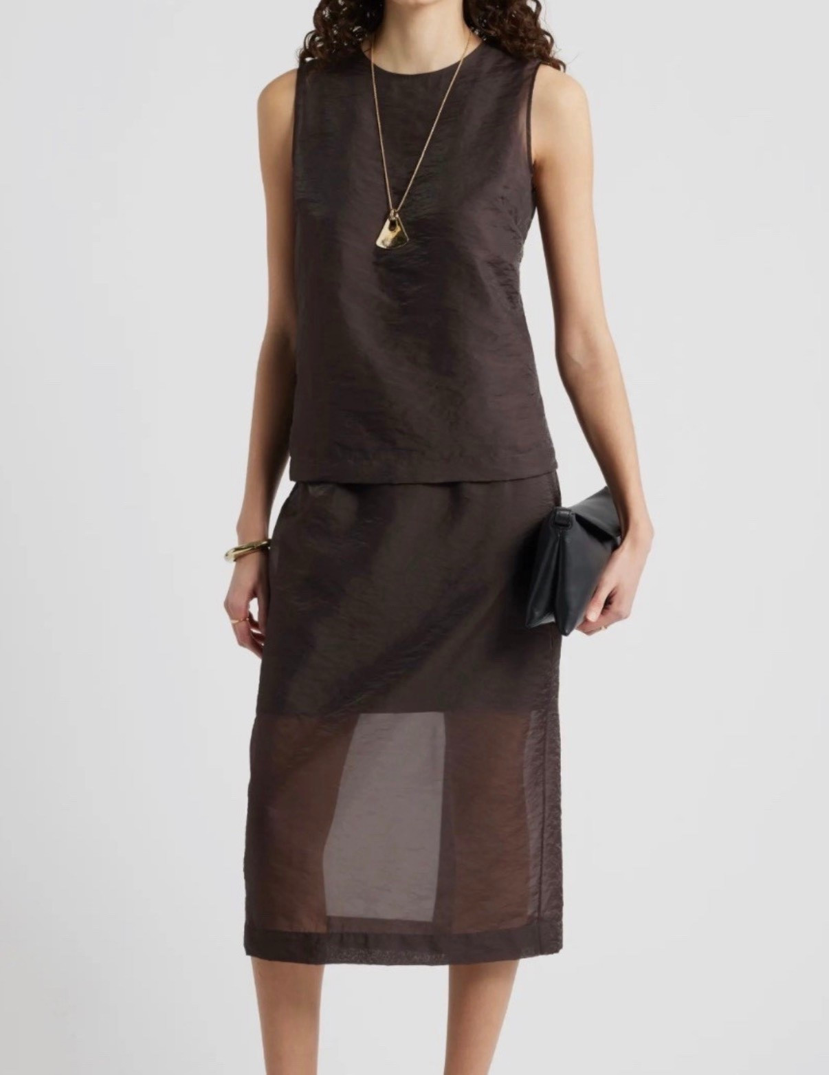 Chocolate brown outfit
Skirt 
spring outfit 
Date night  

#LTKootd #LTKSeasonal