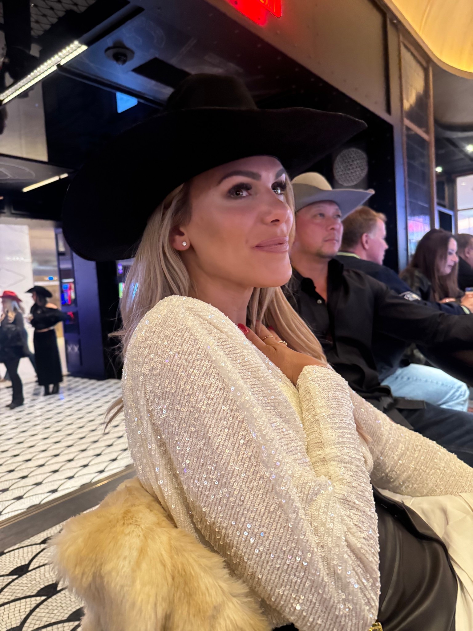 A girl, her sequins and a cowboy hat 

#LTKootd #LTKBeauty #LTKgrwm