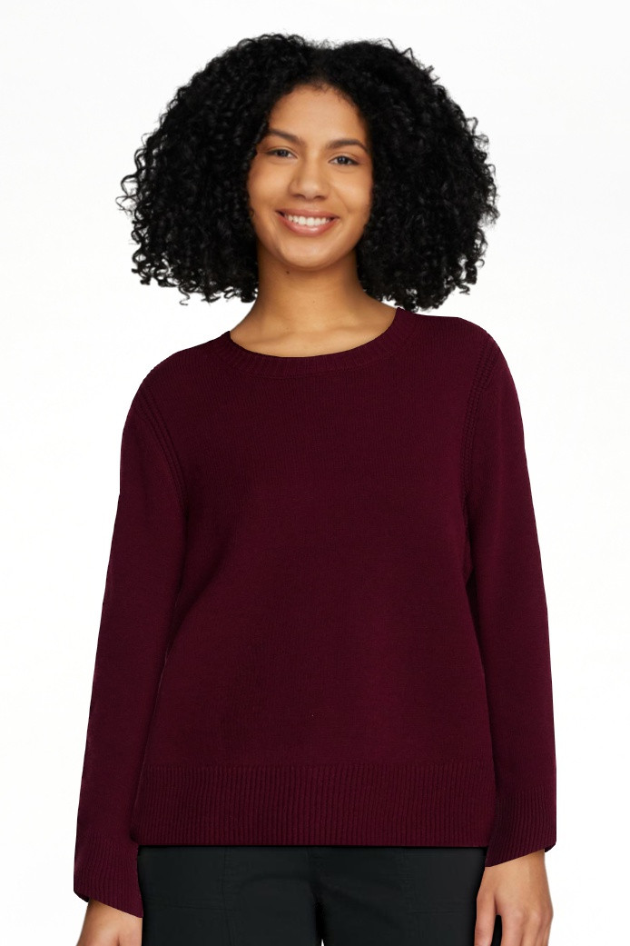 Scenario Women's and Women's Plus Cozy Crewneck Sweater with Long Sleeves, Sizes XS-4X | Walmart (US)