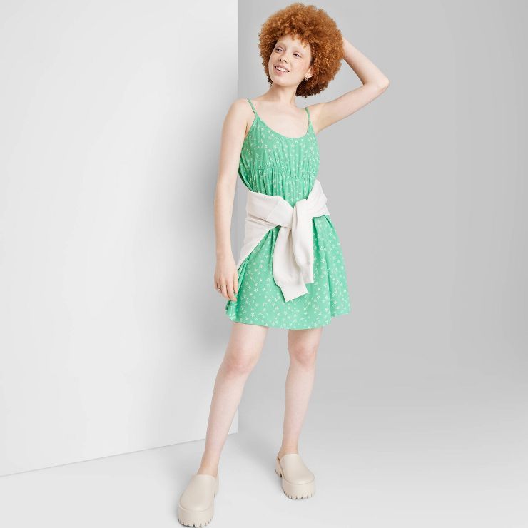 Women's Sleeveless Woven Babydoll A-Line Dress - Wild Fable™ | Target
