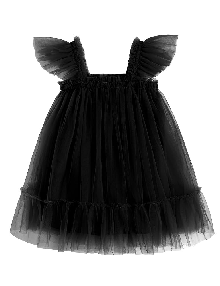 Arshiner Toddler Tulle Dress for Girls Layered Tutu Ruffle Dresses Swing Twirly Fairy Summer Birt... | Amazon (US)